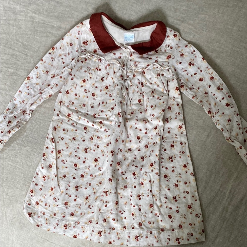 Edgehill Collection Floral Dress with Collar